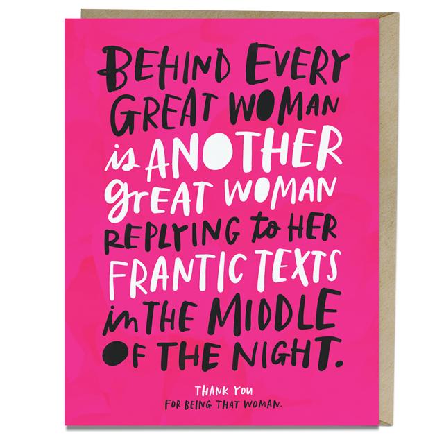 Every Great Woman Card