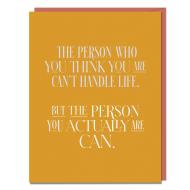 The Person You Actually Are Encouragement Card