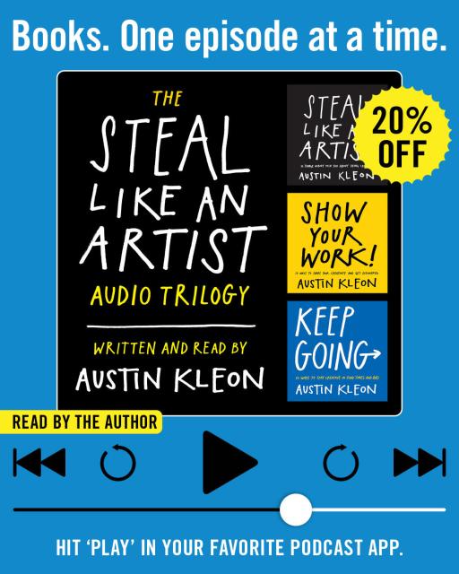 The Steal Like an Artist Audio Trilogy