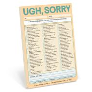 Ugh, Sorry Knock Knock Pad